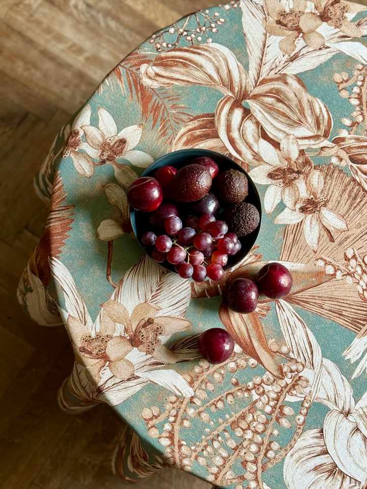 Apaļš galdauts, divi izmēri, lins ar kokvilnu | Terra Flora