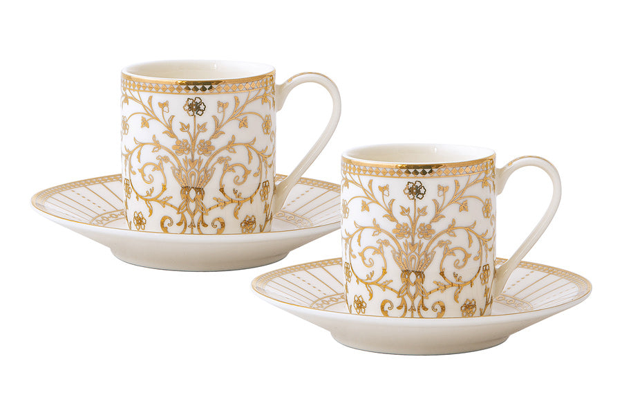GOLDEN 2gab.kmpl. espresso krūzītes ar tasītēm 80ml