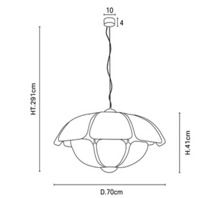 COQUILLAGE piekaramā lampa