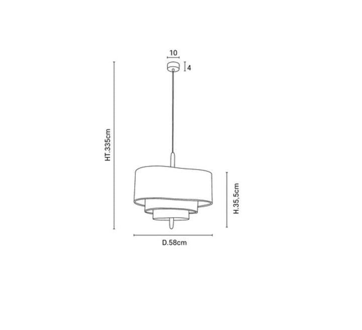 PEBBLE piekaramā lampa