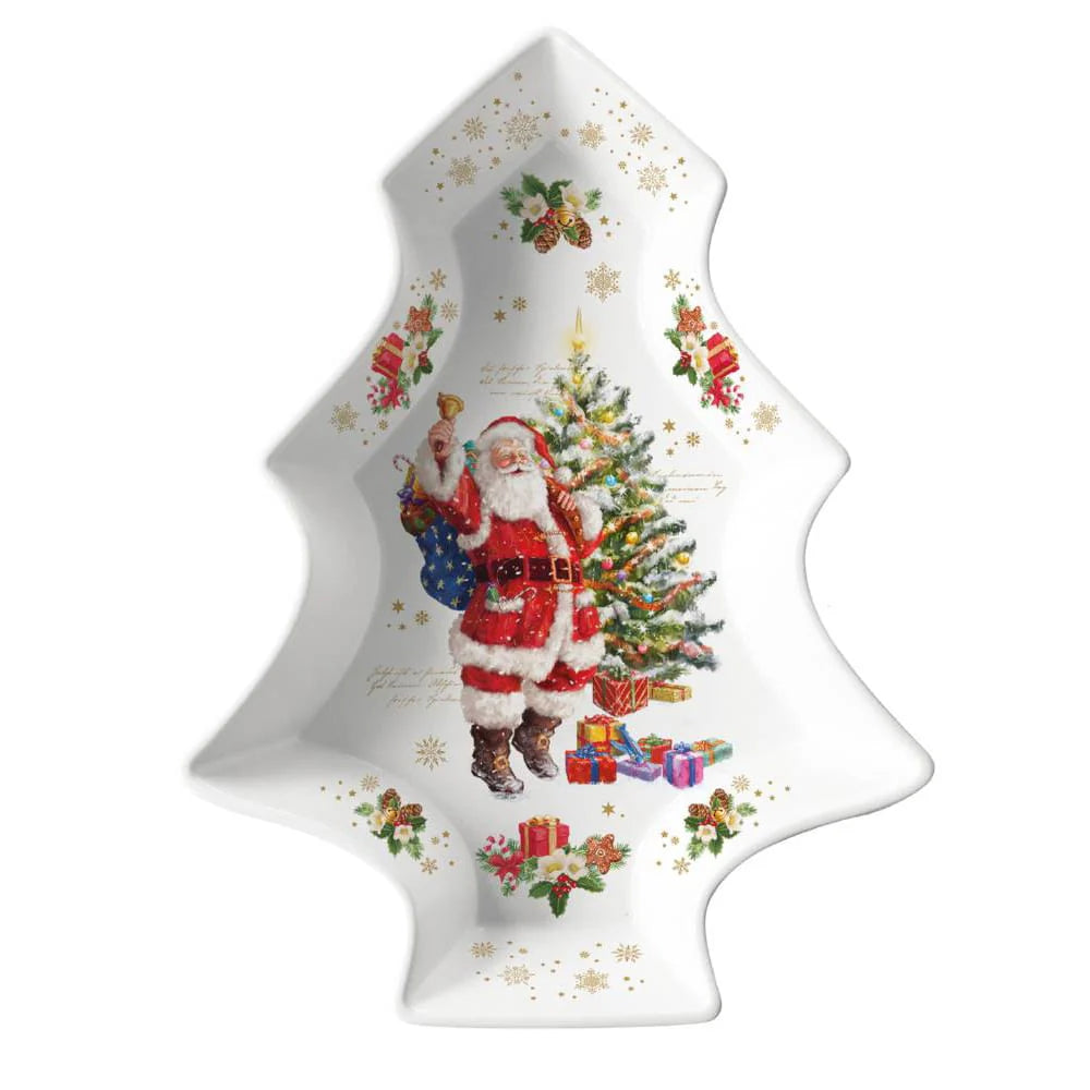 Porcelāna šķīvis “Christmas Memories” – 28,5 × 21,5 cm