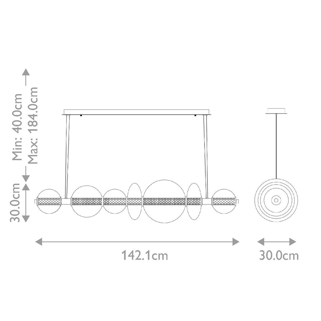 ATOMO piekaramā lampa, divi modeļi