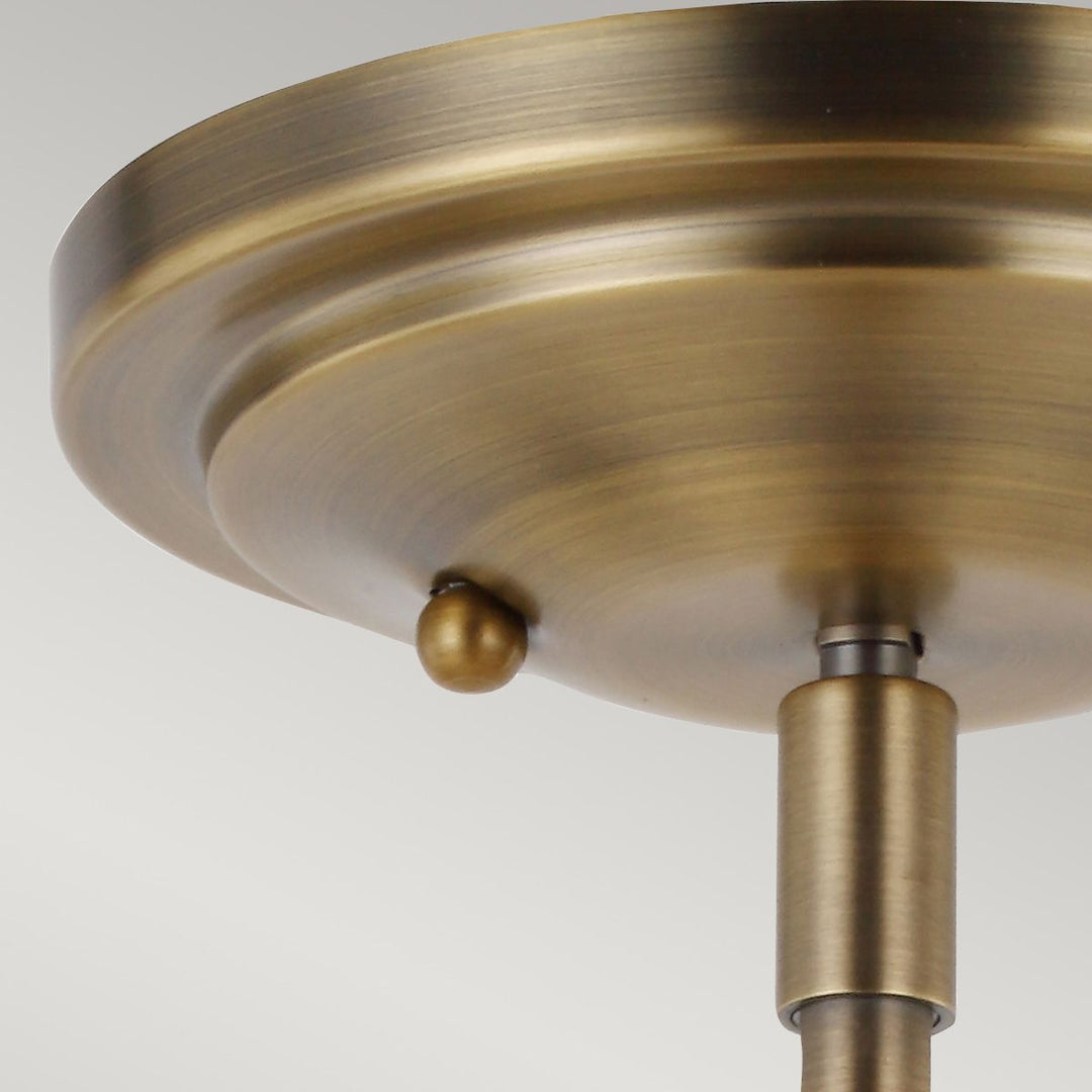 Urban Restoration apgaismojums – Tumši antīks misiņš / Caurspīdīgs stikls