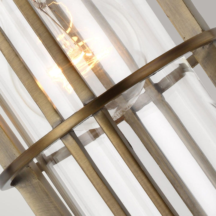 Urban Restoration apgaismojums – Tumši antīks misiņš / Caurspīdīgs stikls