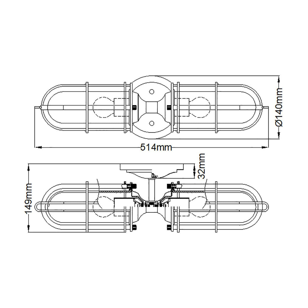 Urban Restoration sienas lampas