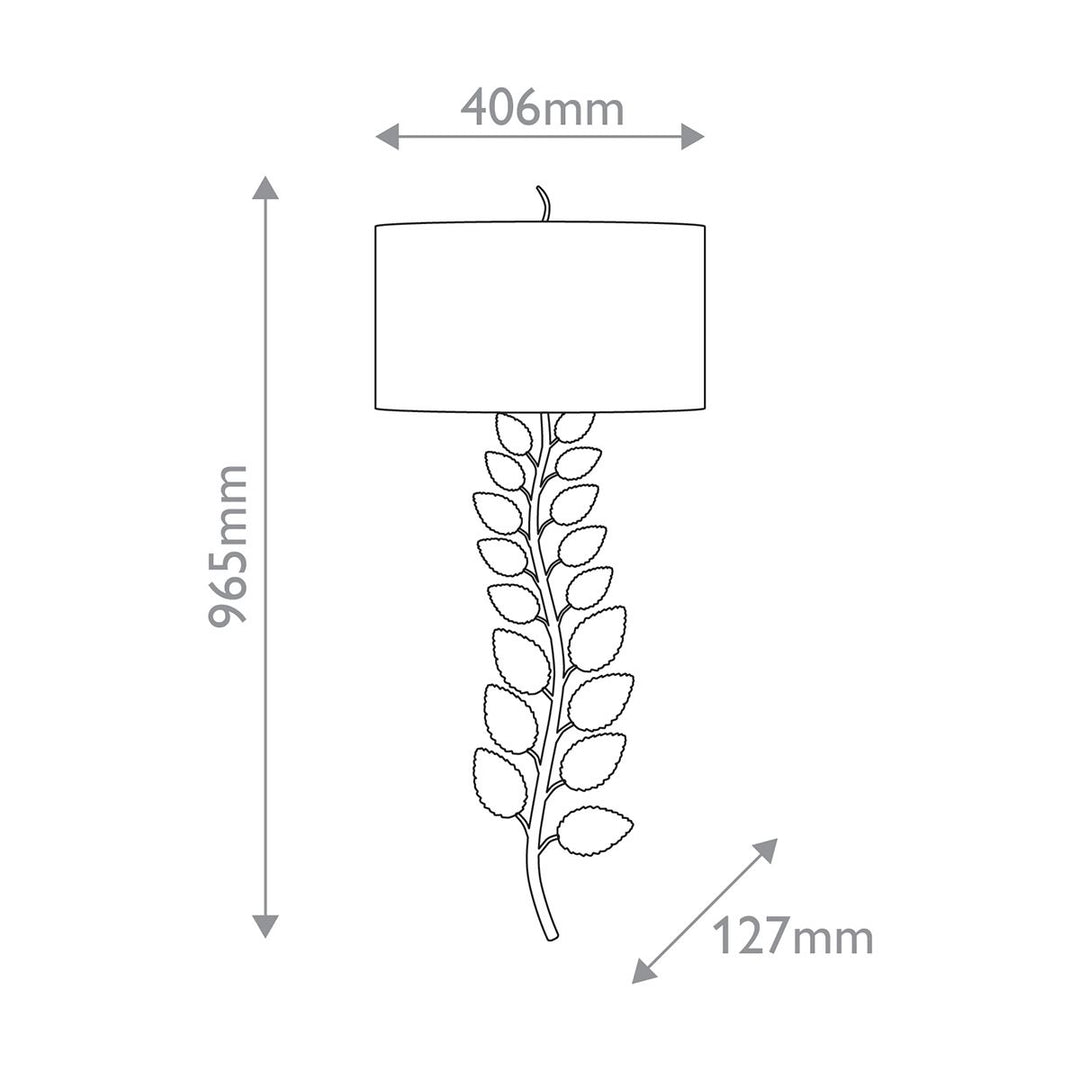 Birdwood sienas lampa