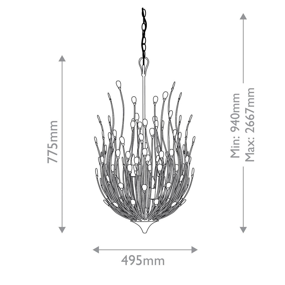Delphos lustra ar Jaunzēlandes Paua gliemežvāku čaulas elementiem