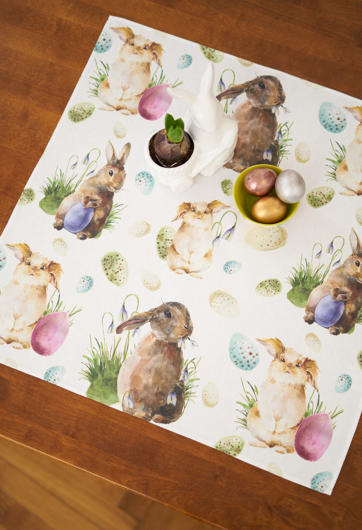 Lieldienu salvete 60x60cm Conejos Rabbits