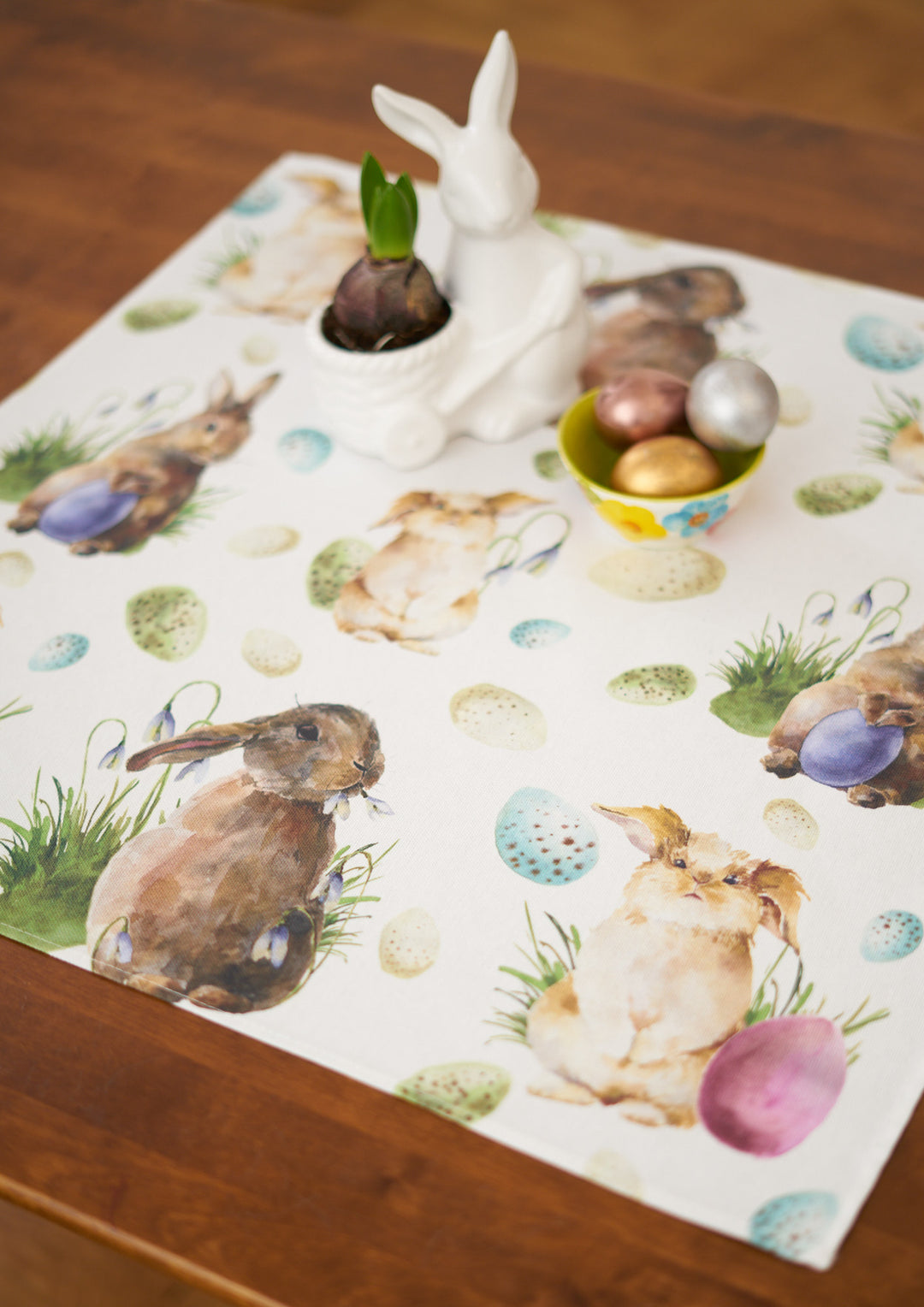 Lieldienu salvete 60x60cm Conejos Rabbits
