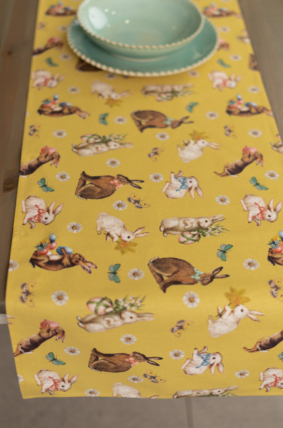 Lieldienu galda celiņš Easter Yellow 40 x 140 cm